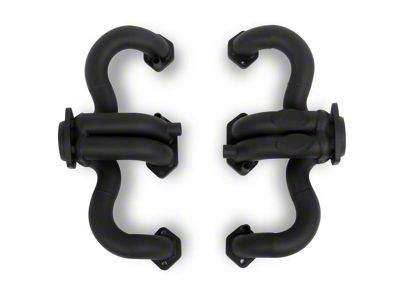 Hooker BlackHeart 1-3/4-Inch Super Competition Shorty Headers; Black Painted (92-95 Corvette C4)