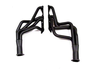 Hooker BlackHeart 1-5/8-Inch Competition Headers; Black Painted (67-69 V8 Firebird)