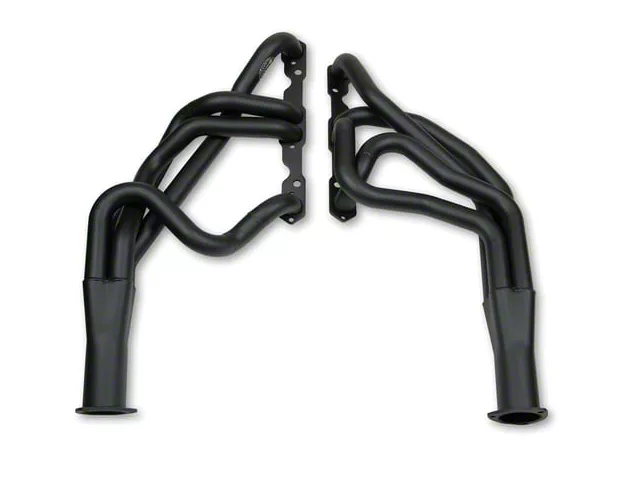 Hooker BlackHeart 1-3/4-Inch Super Competition Long Tube Headers; Black Painted (55-57 Small Block V8 150, 210, Bel Air)