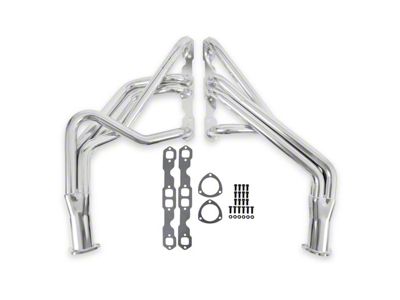 Hooker BlackHeart 1-5/8-Inch Competition Long Tube Headers; Silver Ceramic (55-57 Small Block V8 150, 210, Bel Air)