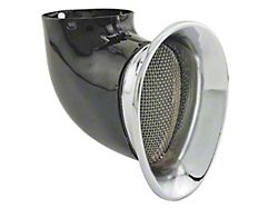 Horn Projector - Body Black & Mouth Chrome - Passenger (1935 Ford Car; 1935-1936 Ford Truck)