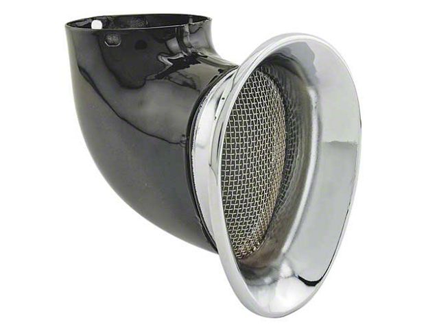 Horn Projector - Body Black & Mouth Chrome - Ford Passenger