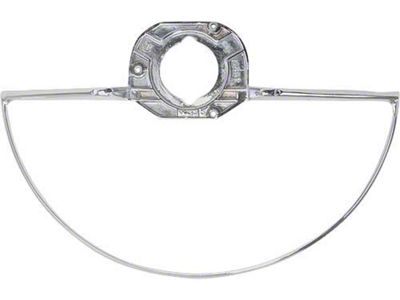 Horn Ring - For 2-Spoke Wheel - Chrome