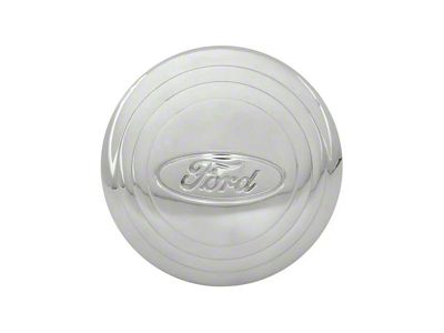 Hub Cap - Ford Embossed - Stainless Steel - 5-3/4 - 4 Cylinder Model B Ford Passenger