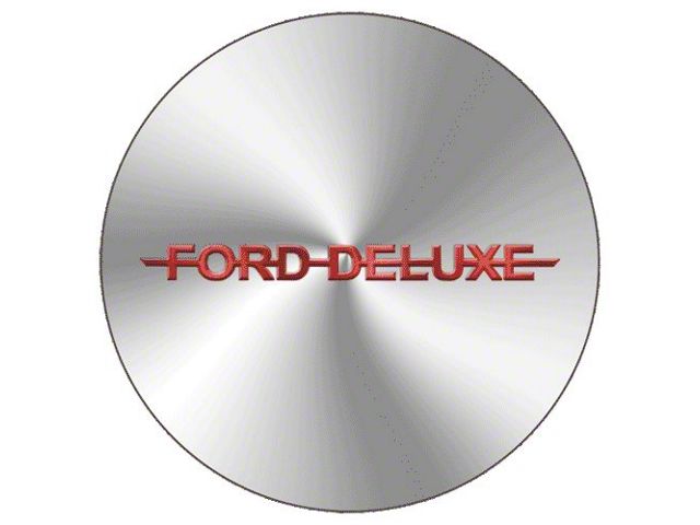 Hub Cap/ Stainless Steel/ Painted/ Ford Deluxe