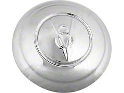 Hub Cap - V8 Embossed - Stainless Steel - 5-3/4 - Ford Passenger