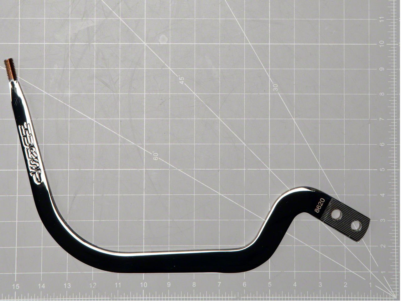 Hurst Ecklers Competition/Plus Shifter Stick; Chrome 5388620 (55