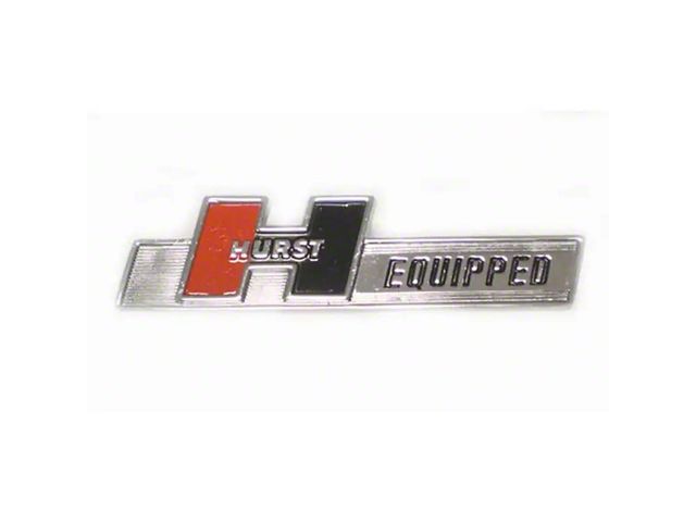Hurst Equipped Emblem, DIE CAST