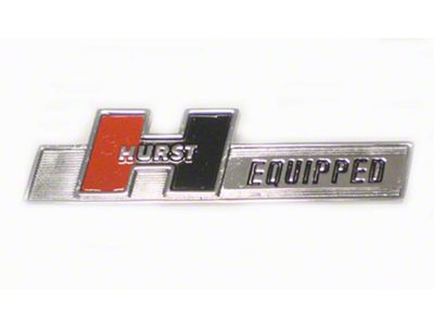 Hurst Equipped Emblem, Metal