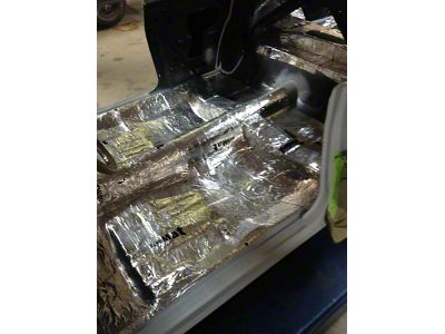 Hushmat Sound Deadening and Insulation Kit; Floor Pan (28-31 Model A Roadster)