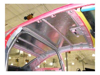 Hushmat Sound Deadening and Insulation Kit; Roof (55-57 Bel Air Hardtop, Sedan)