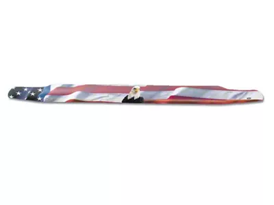 Husky Liners High Profile Hood Shield; American Flag with Eagle (88-00 C1500, C2500, C3500, K1500, K2500, K3500)