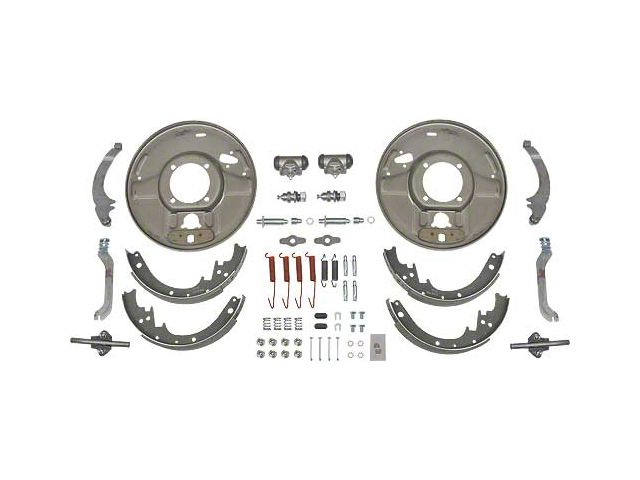 Hydraulic Brake Rear Backing Plates - Rear With Emergency Brake Hardware - Ford