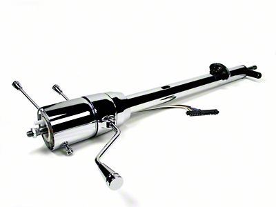 IDIDIT GM Style Tilt Column Shift Steering Column; Chrome (67-72 F-100, F-250, F-350 w/ Power Steering Box)