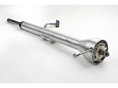 IDIDIT Pro-Lite Straight Steering Column; Brushed (62-66 Chevy II)