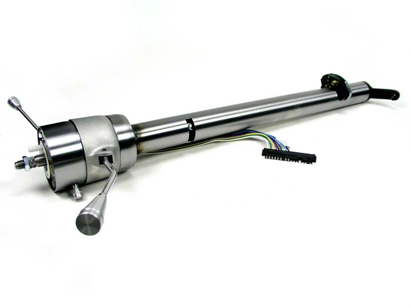 Column Gear Ecklers Straight Column Shift Steering Column; Paintable Steel (1957 ...