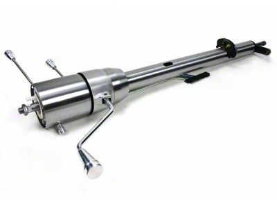 IDIDIT Straight Column Shift Steering Column; Paintable Steel (60-66 C10, C20, K10, K20, Suburban)