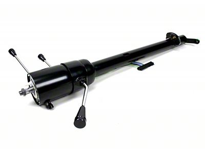 IDIDIT Tilt Column Shift Steering Column; Black (67-72 F-100, F-250, F-350 w/ Power Steering Box)