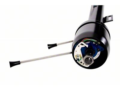 IDIDIT Tilt Floor Shift Shaft Steering Column; Black (67-72 F-100, F-250, F-350 w/ Manual Steering Box)