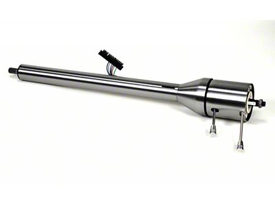 IDIDIT Tilt Floor Shift Steering Column; Paintable Steel (62-66 Chevy II w/ Chassis Works Front Clip)