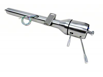 IDIDIT Tilt Floor Shift Steering Column; Paintable Steel (65-66 F-100, F-250, F-350)