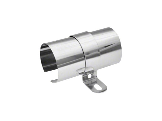 Ignition Coil Cover; Universal; Chrome; Fits Most Canister Type Coils