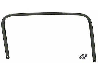 Inner Door Garnish Molding, Chrome, Left, 1955-1959
