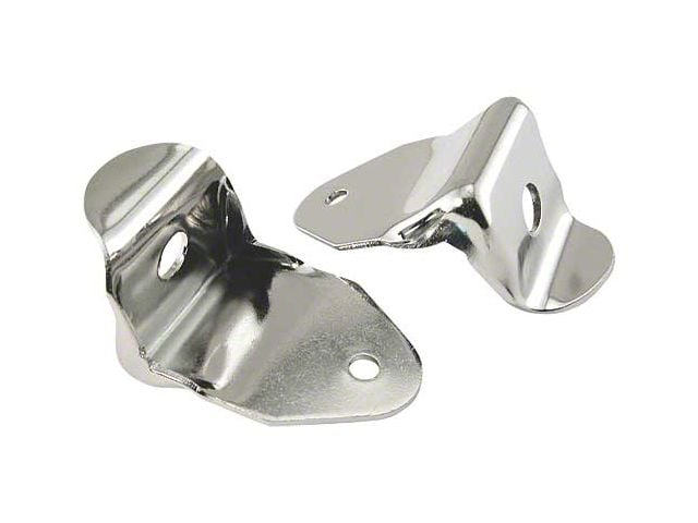 Inner Hood Brackets - Stainless Steel - Ford Passenger