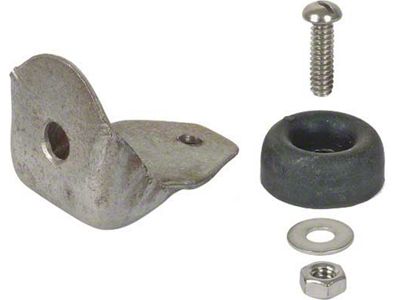 Inner Hood Bumper & Hardware Set - 10 Pieces - Ford Passenger
