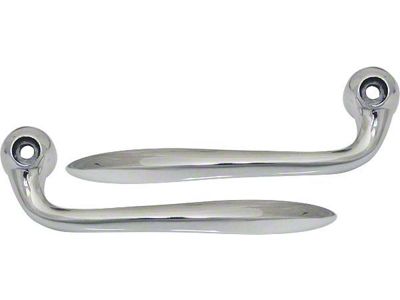 Inside Door Handles - Polished Stainless Steel - Right & Left - Ford Woody Station Wagon