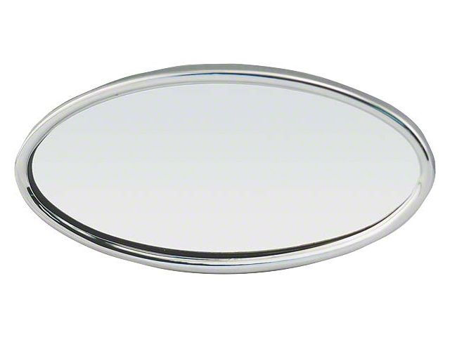 Inside Rear View Mirror - Oval Head - Polished Stainless Steel - Ford Passenger