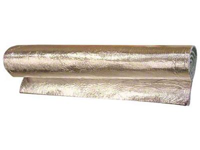 Double Sided Heat Shield Insulation; 48-Inch x 72-Inch x 5/16-Inch (Universal; Some Adaptation May Be Required)