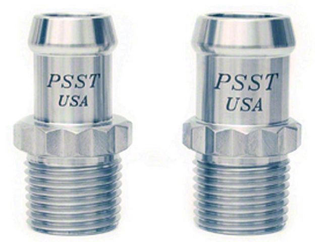 Intake & Water Pump Heater Hose Fittings, With 12 Point 5/8 X 3/4, Stainless Steel