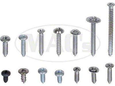 Interior Screw Kit, Convertible, Galaxie, 1965
