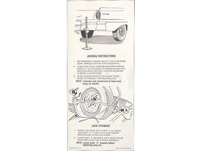Jack Instruction Decal