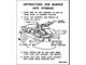 Jack Instructions Decal - C2AB-17093-A - Ford