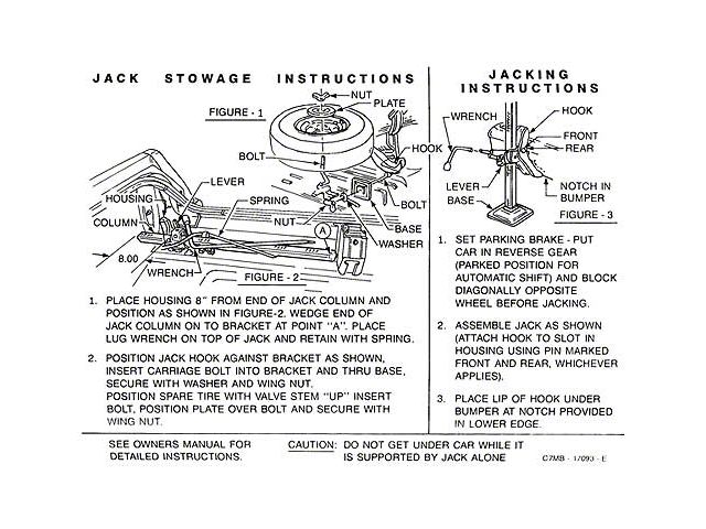 Jack Instructions - Mercury