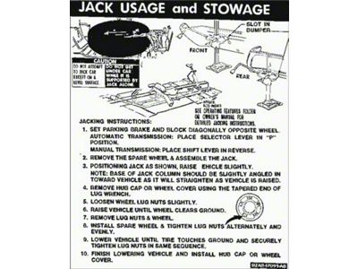 Jack Instructions - Mercury