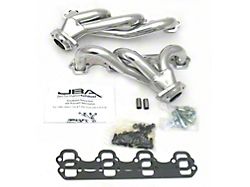 JBA 1-1/2-Inch Shorty Headers; Silver Ceramic (87-95 5.0L Bronco)