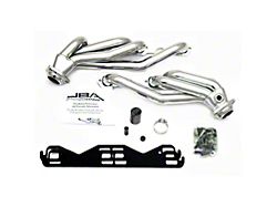 JBA 1-1/2-Inch Shorty Headers; Silver Ceramic (87-95 5.0L, 5.7L C/K1500/2500 w/o Smog Pump)