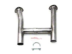 2.50-Inch H-Pipe; 409 Stainless Steel
