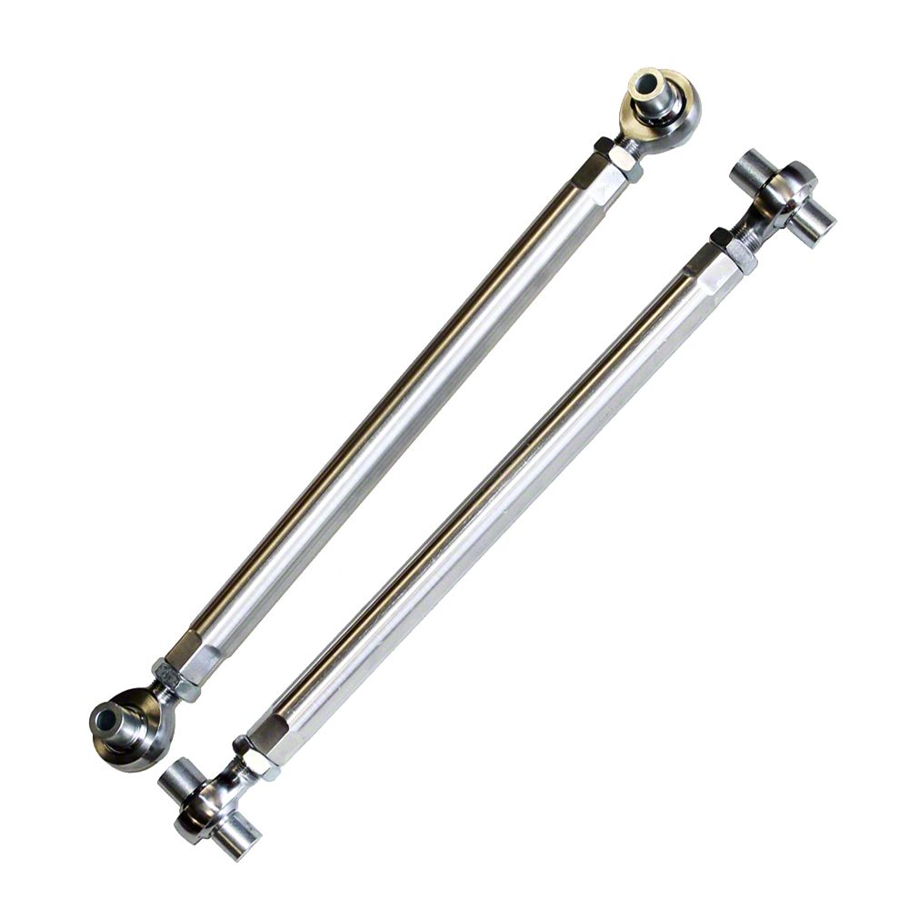 J&M Ecklers Adjustable Aluminum Rear Lower Control Arms; Red