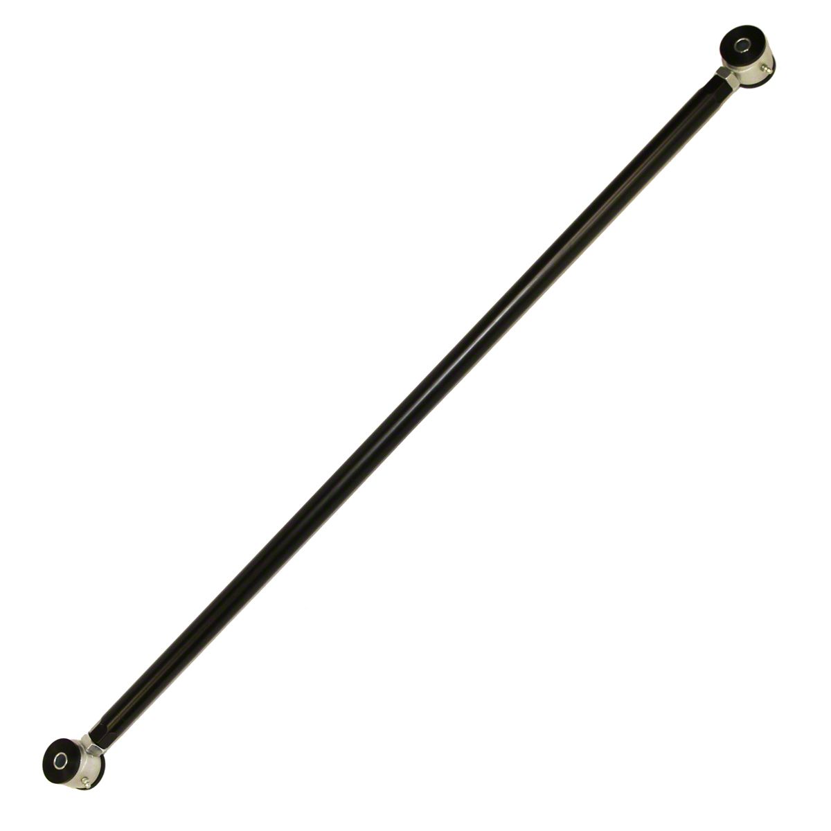 J&M Adjustable Steel Panhard Bar; Rod Poly/Poly Ends; Black (82-92 Camaro)
