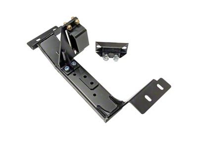 J&M T56 Magnum Transmission Crossmember with Torque Arm Relocation Bracket; Black (98-02 Firebird)