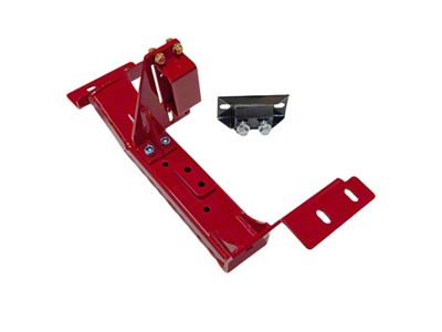 J&M T56 Magnum Transmission Crossmember with Torque Arm Relocation Bracket; Red (98-02 Firebird)