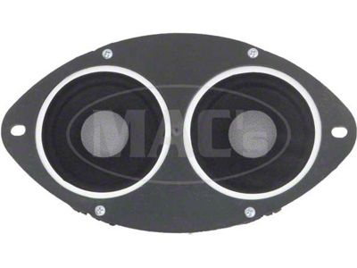 Ken Harrison Speaker Assembly, w/ Dual 3.5 Speakers, 64-66Falcon