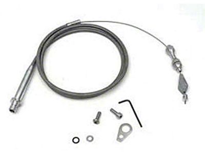 Kick down Cable Kit, Automatic Transmission, TurboHydra-Matic TH350, Tuned Port Fuel Injection, Hi-Tech, Lokar