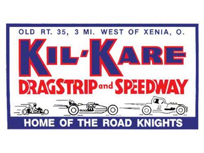 Kil-Kare Drag Strip Decal