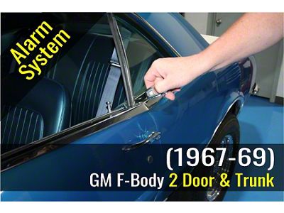 Klassic Keyless Alarm System with Keyless Entry and Power Trunk Release (67-69 Camaro)