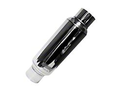 Kooks 3.50-Inch Round Performance Muffler; 3.50-Inch Inlet /3.50-Inch Outlet; 10-Inch; Polished Stainless (Universal; Some Adaptation May Be Required)